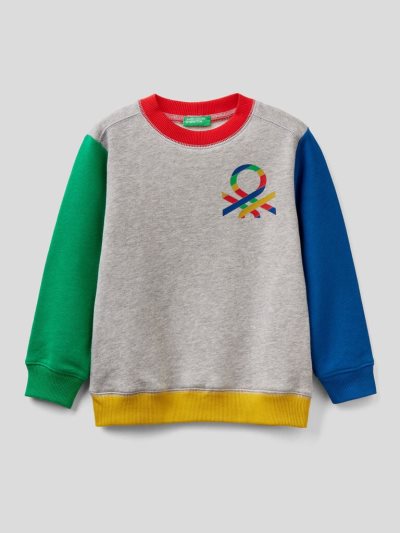 Kids' Benetton 100% Organic Cotton Sweatshirt Multi-color | NZ404835