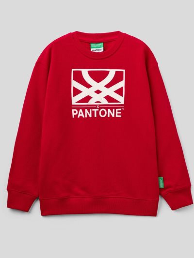Kids' Benetton Benettonxpantone™ Pullover Sweatshirt Red | NZ158194