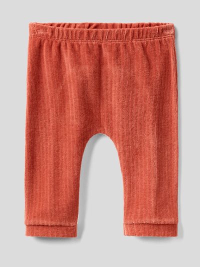 Kids' Benetton Chenille Animal Trousers Red | NZ289318