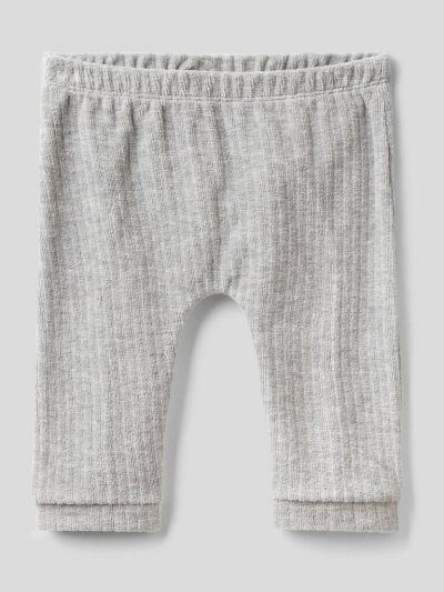 Kids' Benetton Chenille Animal Trousers Light Grey | NZ642449