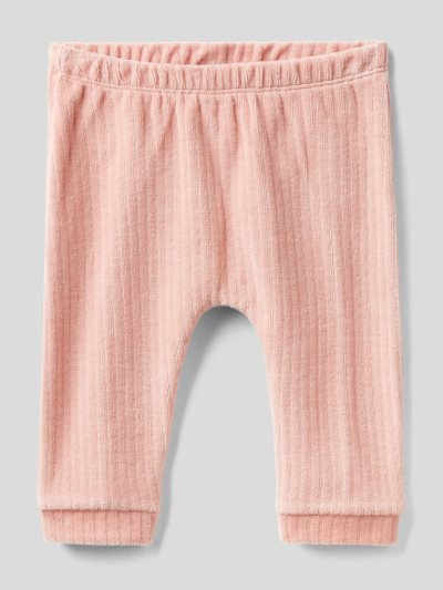 Kids' Benetton Chenille Animal Trousers Pastel Pink | NZ978278