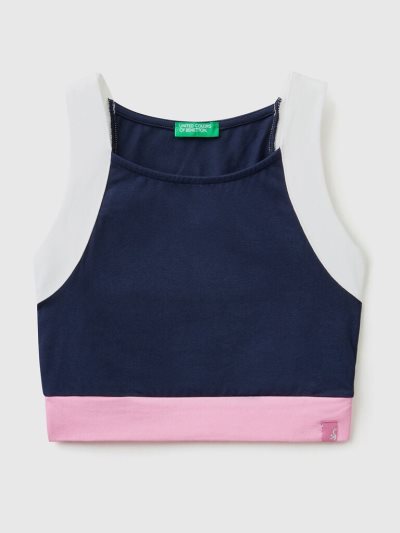 Kids' Benetton Color Block Tanks Multi-color | NZ121497
