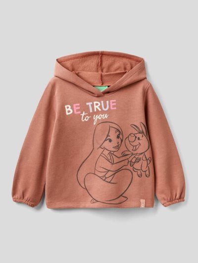Kids' Benetton Disney Princess Hoodie Burnt | NZ683001