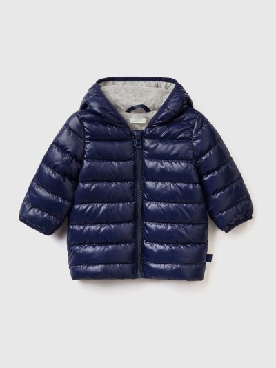 Kids' Benetton Ears Technical Fabric Jackets Dark Blue | NZ431407