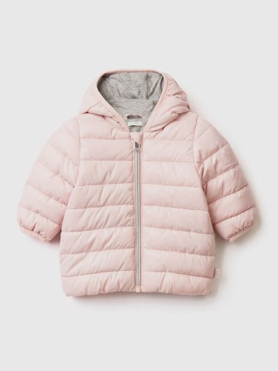 Kids' Benetton Ears Technical Fabric Jackets Soft Pink | NZ632528