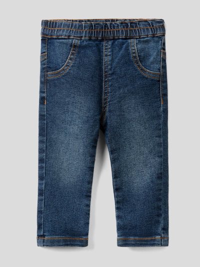 Kids' Benetton Eco-recycle Denim Trousers Blue | NZ553226