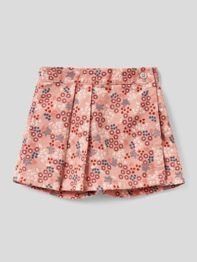 Kids' Benetton Floral Culottes Pink | NZ856864