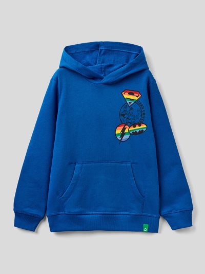 Kids' Benetton Hoodie ©&™dc Comics Hoodie Bright Blue | NZ403298
