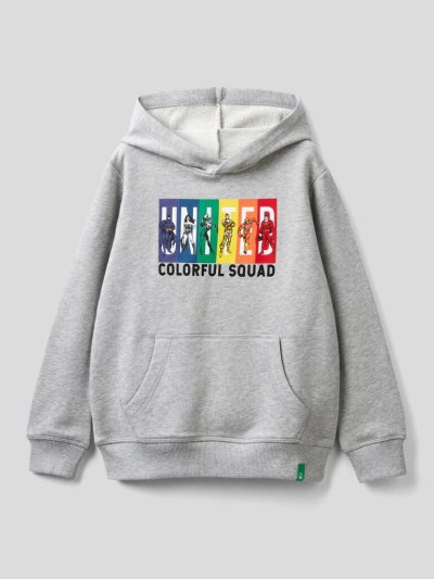 Kids' Benetton Hoodie ©&™dc Comics Hoodie Grey | NZ886866