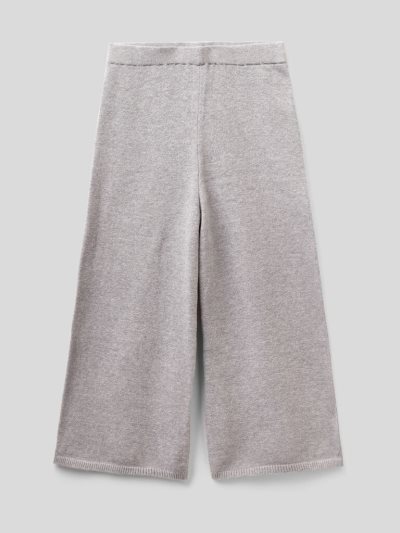 Kids' Benetton Knit Palazzo Trousers Grey | NZ010243