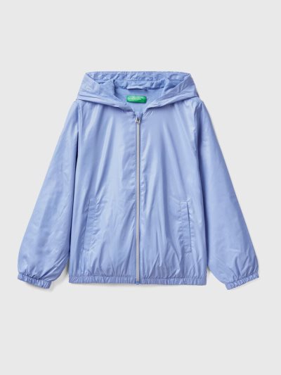 Kids' Benetton Light "Rain Defender" Jackets Periwinkle | NZ482666