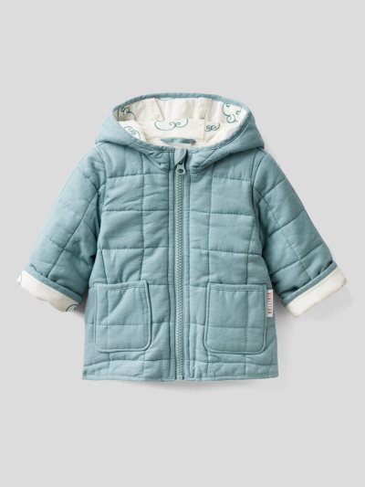 Kids' Benetton Lightweight Quilted Jackets Light Blue | NZ606256