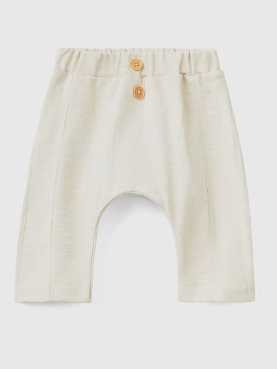 Kids' Benetton Lightweight Sweatpants Beige | NZ017097