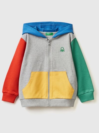 Kids' Benetton Logo Hoodie Multi-color | NZ960931