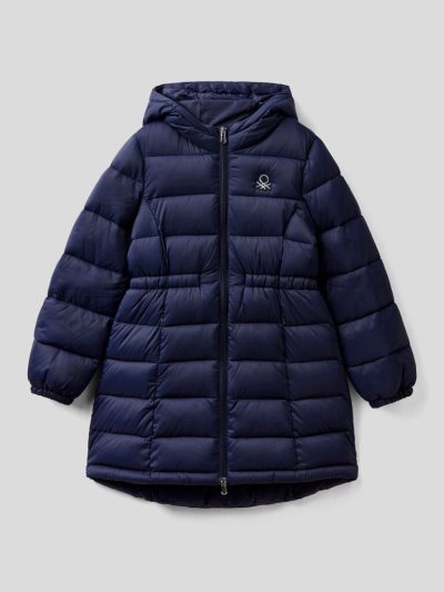 Kids' Benetton Long "Rain Defender" Light Jackets Dark Blue | NZ158018