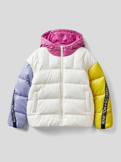 Kids' Benetton Padded Recycled Wadding Jackets Multi-color | NZ564600