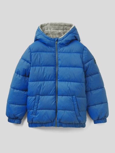 Kids' Benetton Padded Teddy Interior Jackets Bright Blue | NZ606575