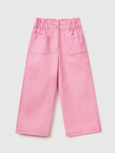 Kids' Benetton Paperbag Trousers Pink | NZ998925