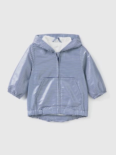 Kids' Benetton Patterned Hood Jackets Blue | NZ620530