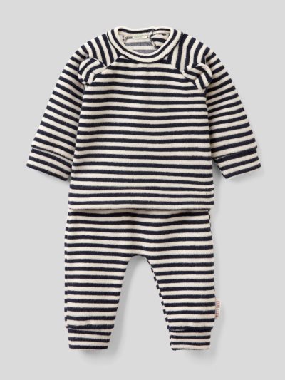 Kids' Benetton Patterned Set Viscose Blend Dungarees Grey | NZ346006