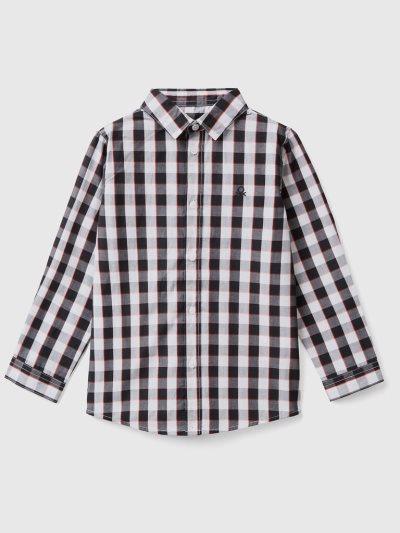Kids' Benetton Pure Cotton Shirts Black | NZ596979