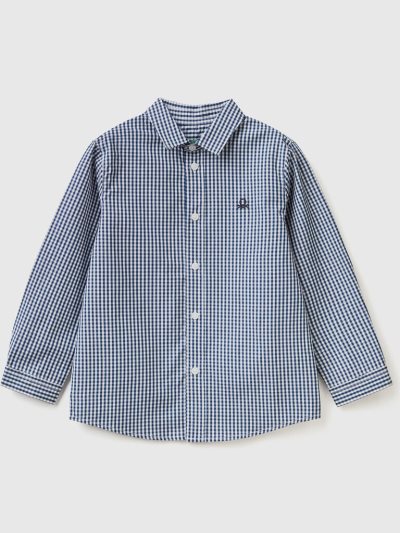 Kids' Benetton Pure Cotton Shirts Blue | NZ316476