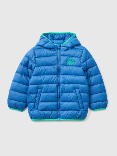 Kids' Benetton Rain Defender Nylon Light Jackets Bright Blue | NZ260689
