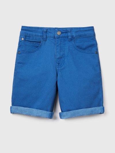 Kids' Benetton Slim Fit Bermudas Bright Blue | NZ219996