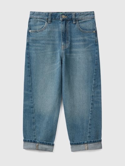 Kids' Benetton Slouchy Fit Jeans Blue | NZ501173