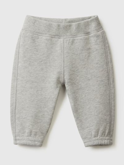 Kids' Benetton Soft Embroidery Sweatpants Light Grey | NZ645531