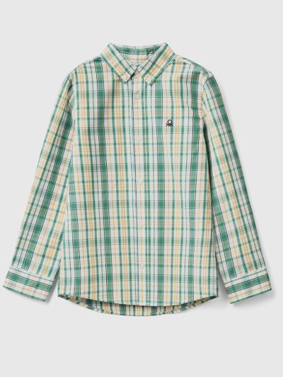 Kids' Benetton Sporty 100% Cotton Shirts Multi-color | NZ542066