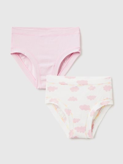 Kids' Benetton Super Stretch Organic Cotton Briefs Multi-color | NZ881816