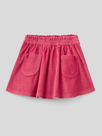 Kids' Benetton Velvet Pockets Skirts Strawberry | NZ220397