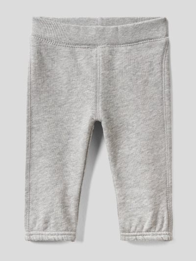 Kids' Benetton Warm Embroidery Sweatpants Grey | NZ926099