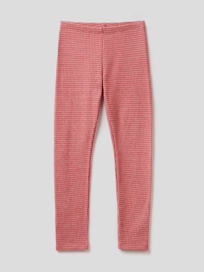 Kids' Benetton Warm Jacquard Leggings Red | NZ484446