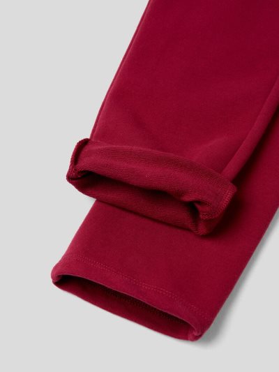 Kids' Benetton Warm Stretch Jersey Leggings Burgundy | NZ716939
