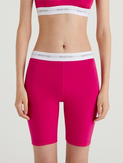Women's Benetton Cyclamen Cycling Shorts Cyclamen | NZ605865