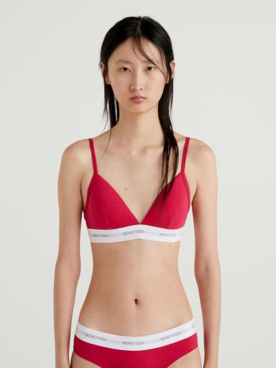 Women's Benetton Cyclamen Triangle Bras Cyclamen | NZ269227