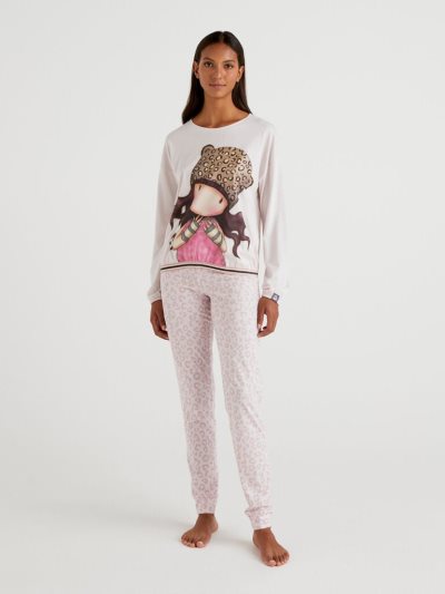 Women's Benetton Gorjuss Print Matching Sets Soft Pink | NZ537464