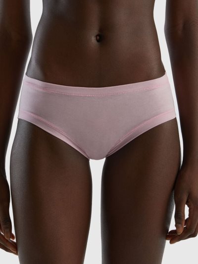 Women's Benetton High-rise Super Stretch Organic Cotton Knickers Lilac | NZ844397