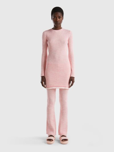 Women's Benetton Short Dress Dress Pink | NZ392444