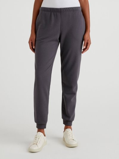 Women's Benetton Warm Logo Sweatpants Black | NZ240040